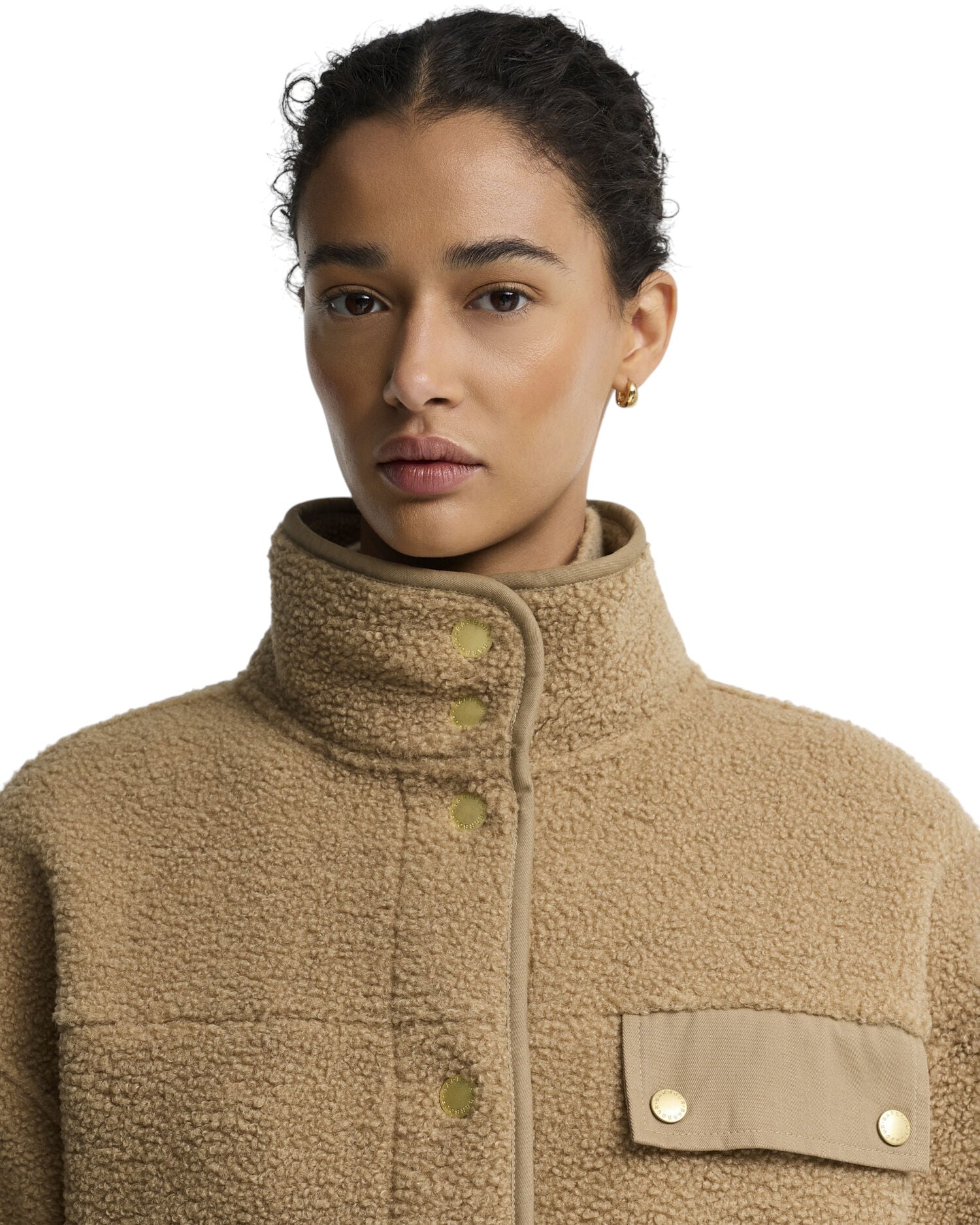 Giubbino Mabel Fleece LFL0095 Warm Trench