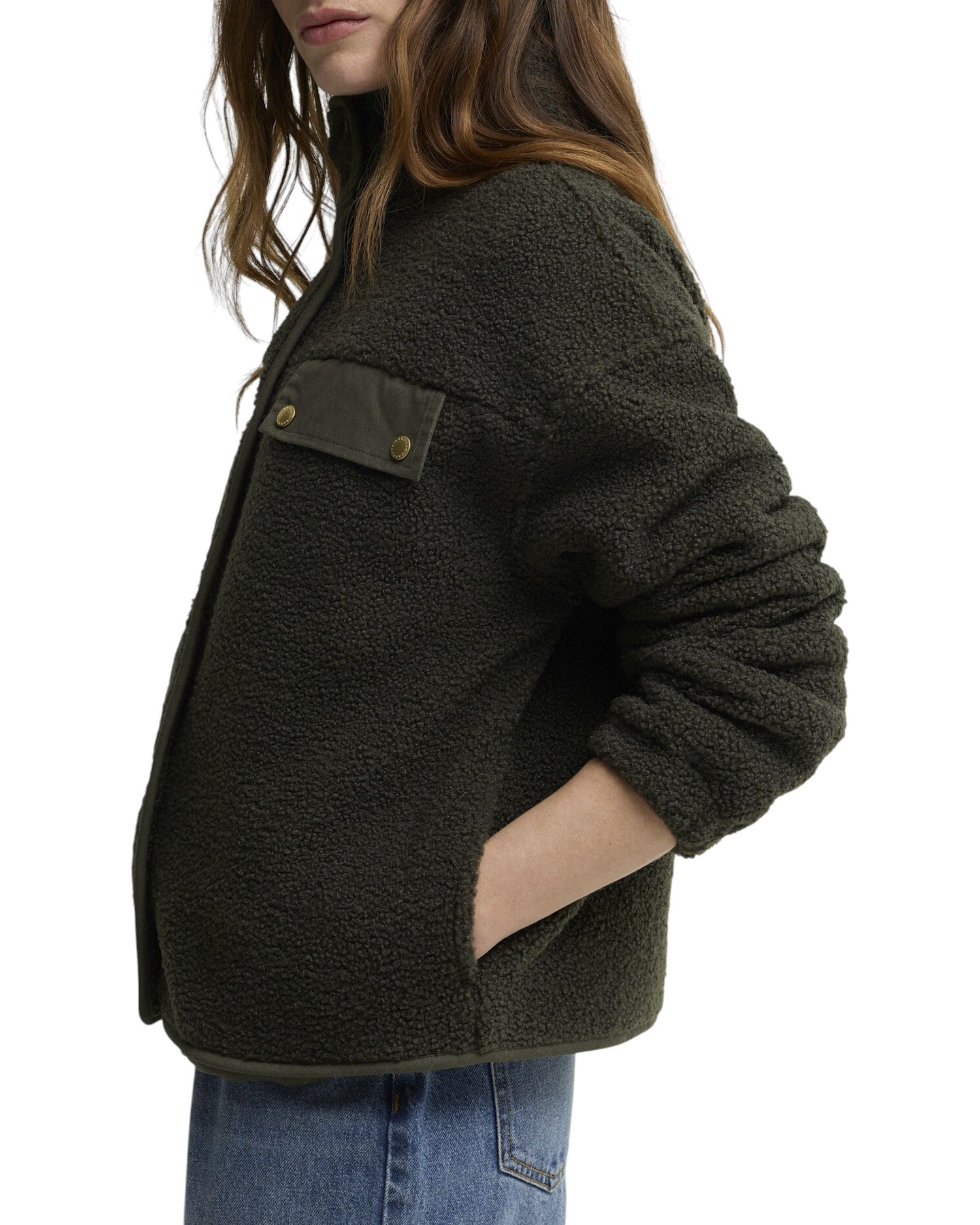Giubbino Mabel Fleece LFL0095 Olive