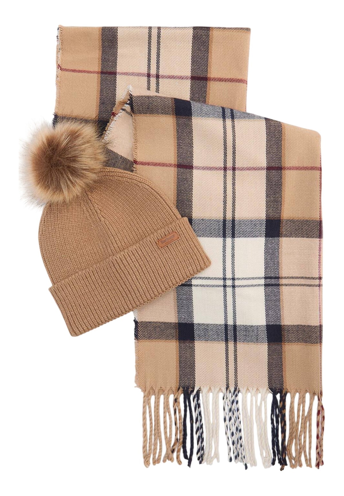 Set Regalo Dover Beanie & Hailes Scarf LGS0054 Hessian Tartan