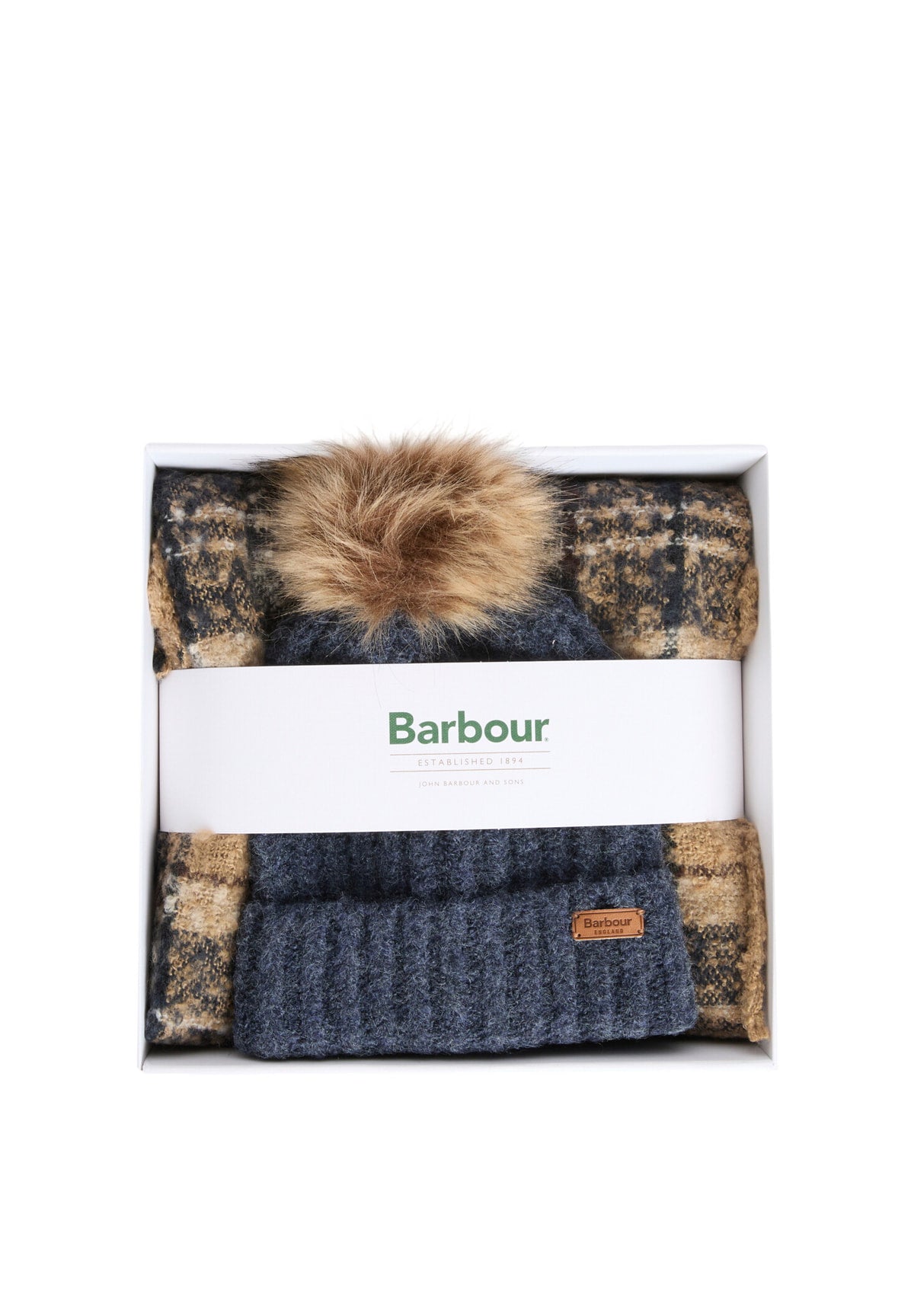 Set Regalo Saltburn Beanie & Tartan Scarf LGS0077 Birchwood