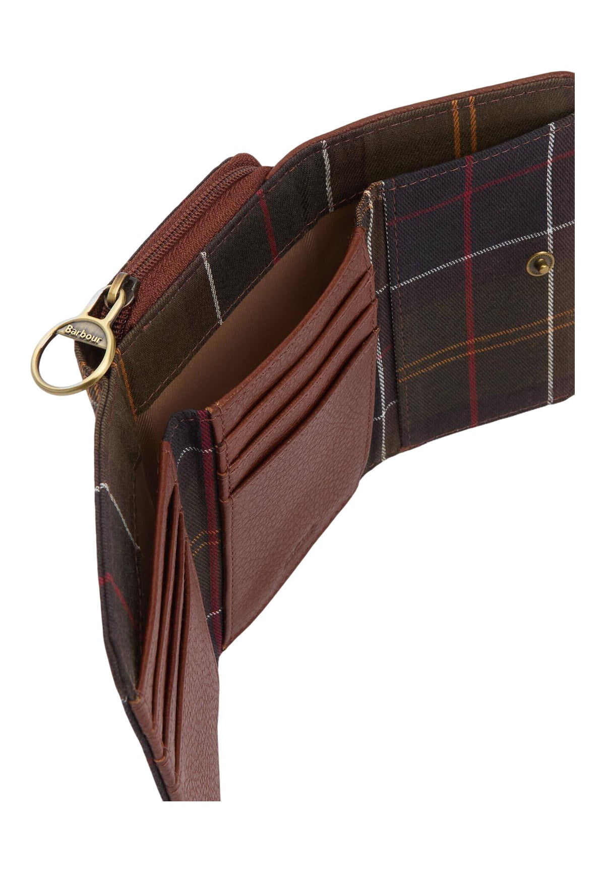 Portafoglio Rosa Leather French Purse LLG0036 Brown, Classic