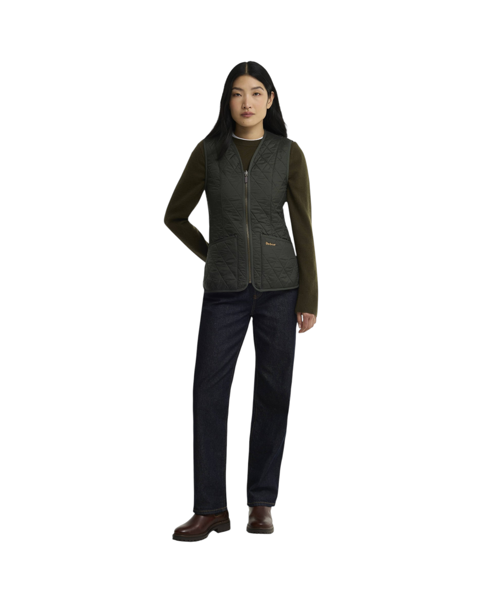 Smanicato Gilet Fleece Betty Liner LLI0003 Dark Olive