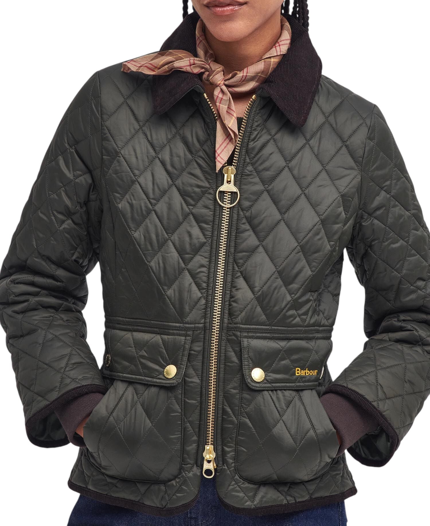 Piumino Leggero Fitted Beadnell Quilt LQU1765 Sage, Ancient