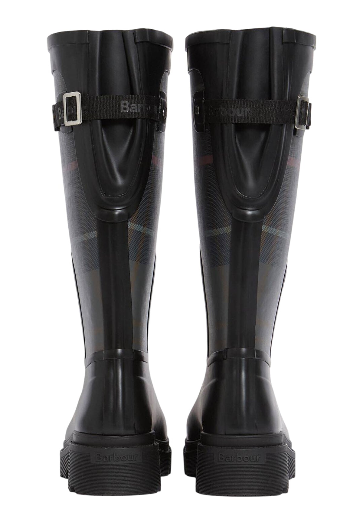 Stivali Dena Tall Wellington LRF0153 Black, Shadow Tartan
