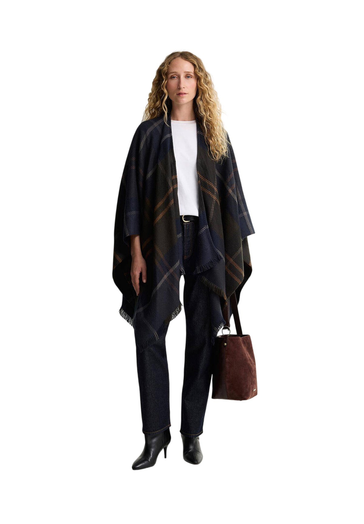 Scialle Blair Tartan Serape LSC0502 Shadow Classic Tartan