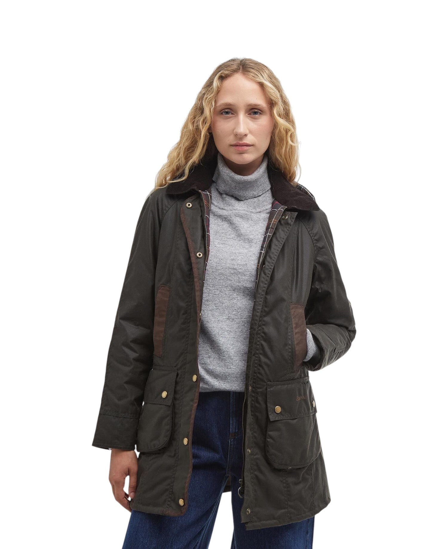 Giubbotto Bower Wax Jacket LWX0534 Olive, classic