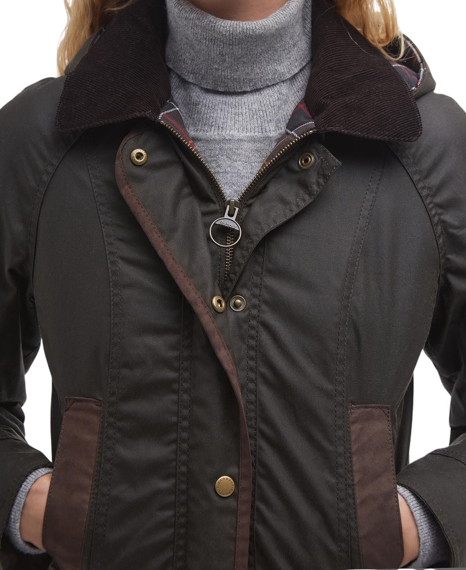 Giubbotto Bower Wax Jacket LWX0534 Olive, classic