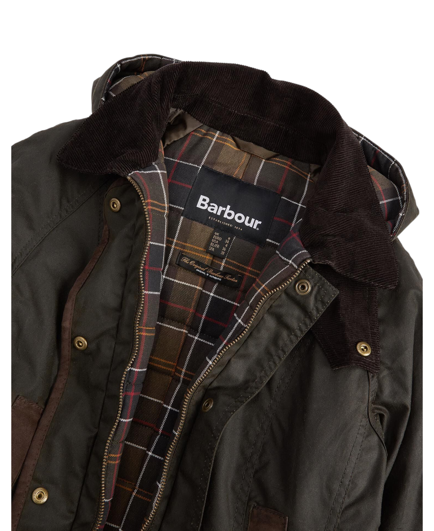 Giubbotto Bower Wax Jacket LWX0534 Olive, classic