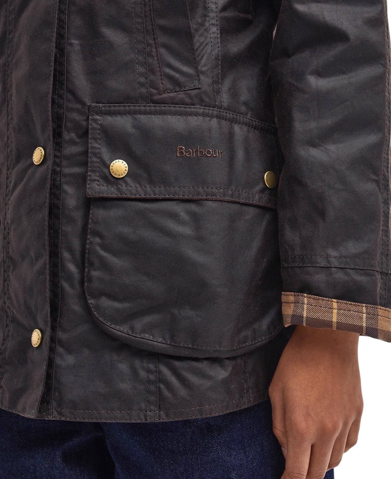 Giubbotto Beadnell Wax Jacket LWX0667 Rustic
