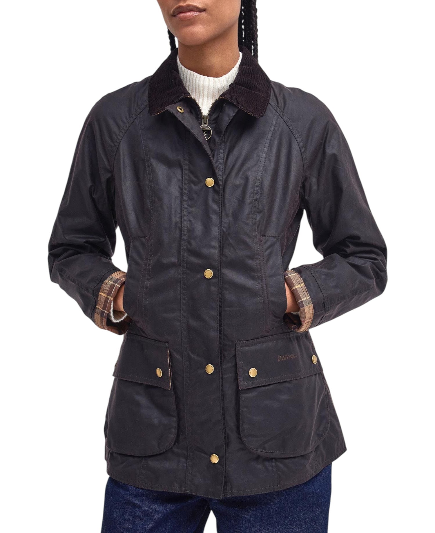 Giubbotto Beadnell Wax Jacket LWX0667 Rustic