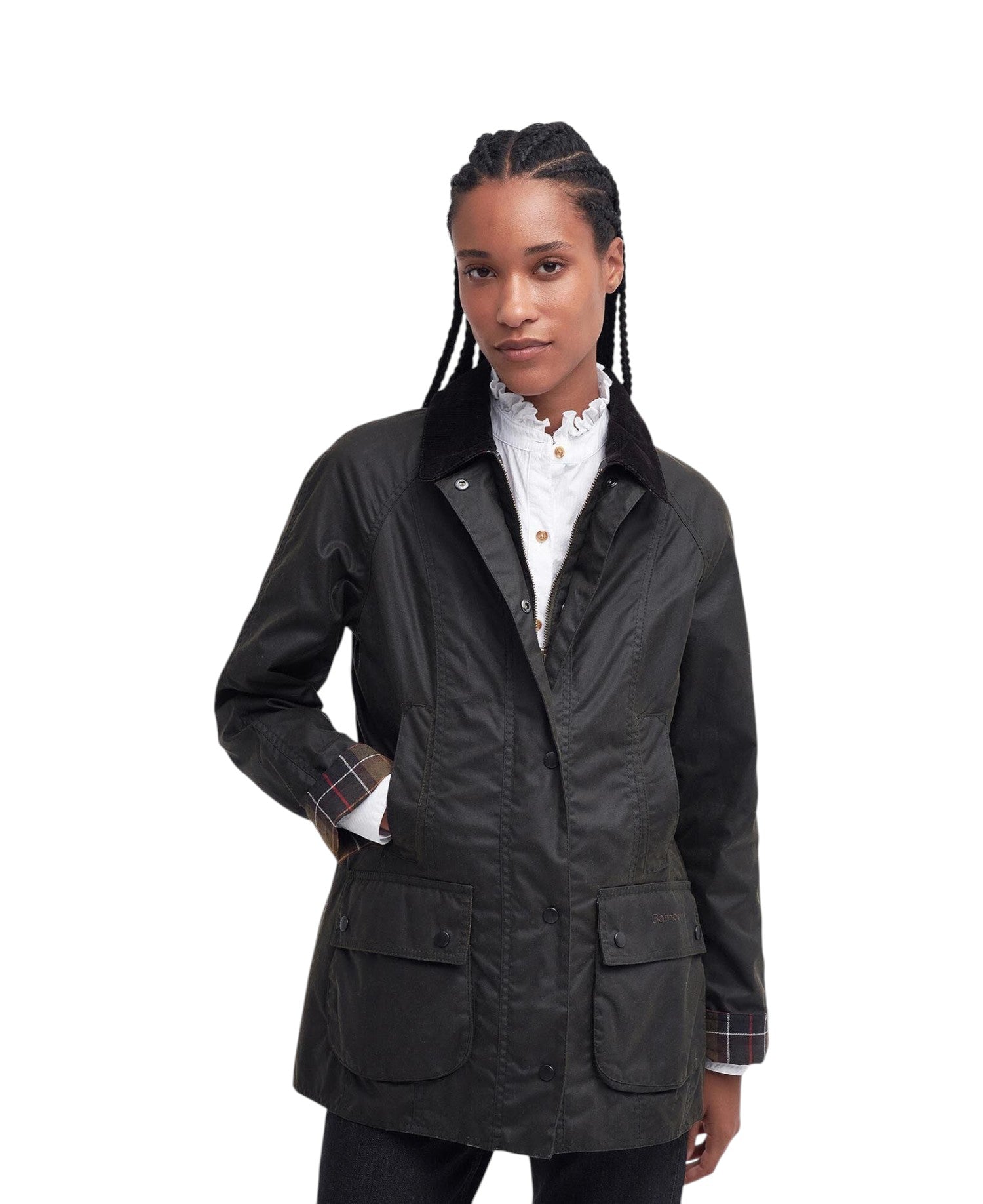 Giubbotto Classic Beadnell Wax Jacket LWX0668 Olive