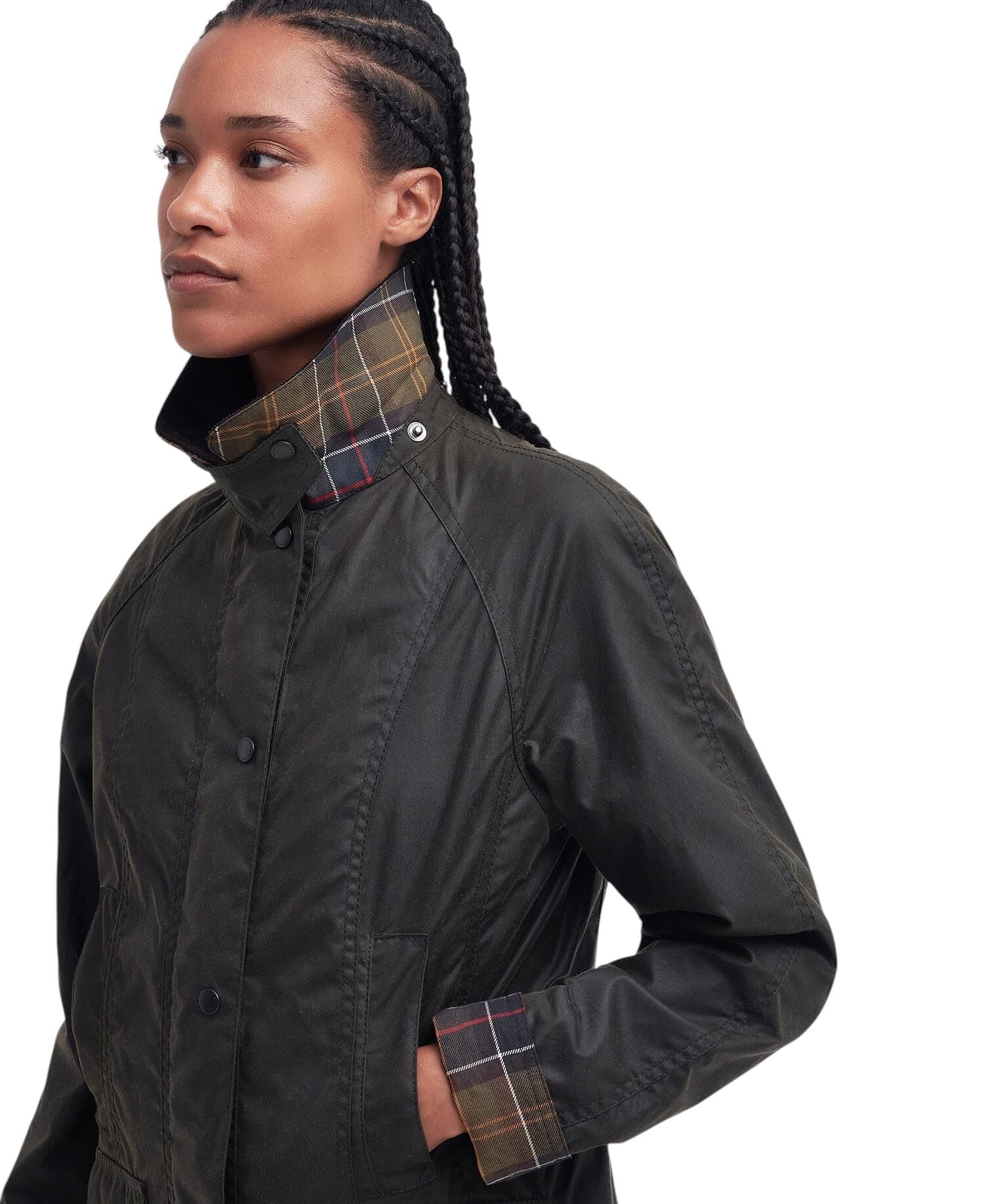 Giubbotto Classic Beadnell Wax Jacket LWX0668 Olive