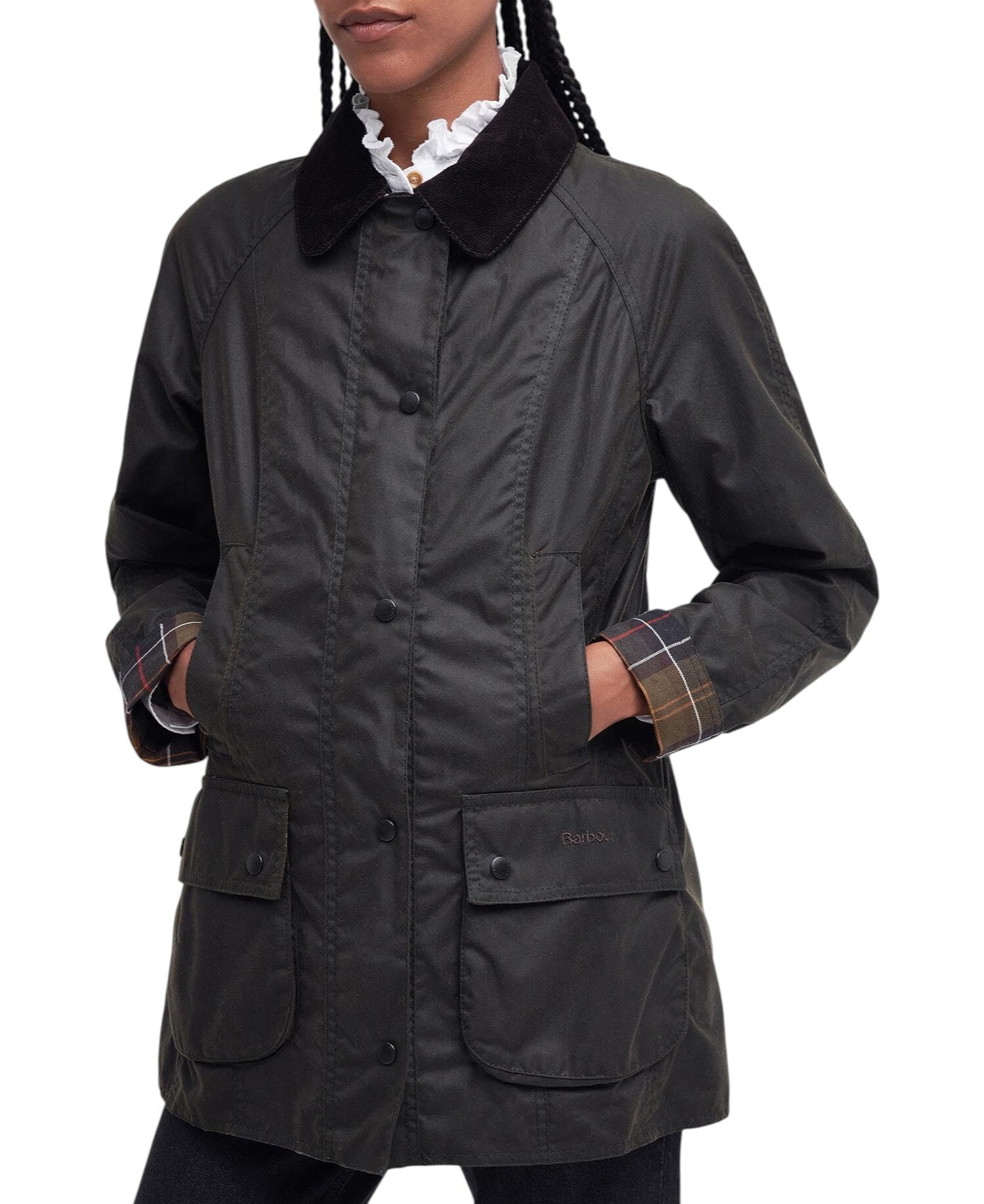 Giubbotto Classic Beadnell Wax Jacket LWX0668 Olive