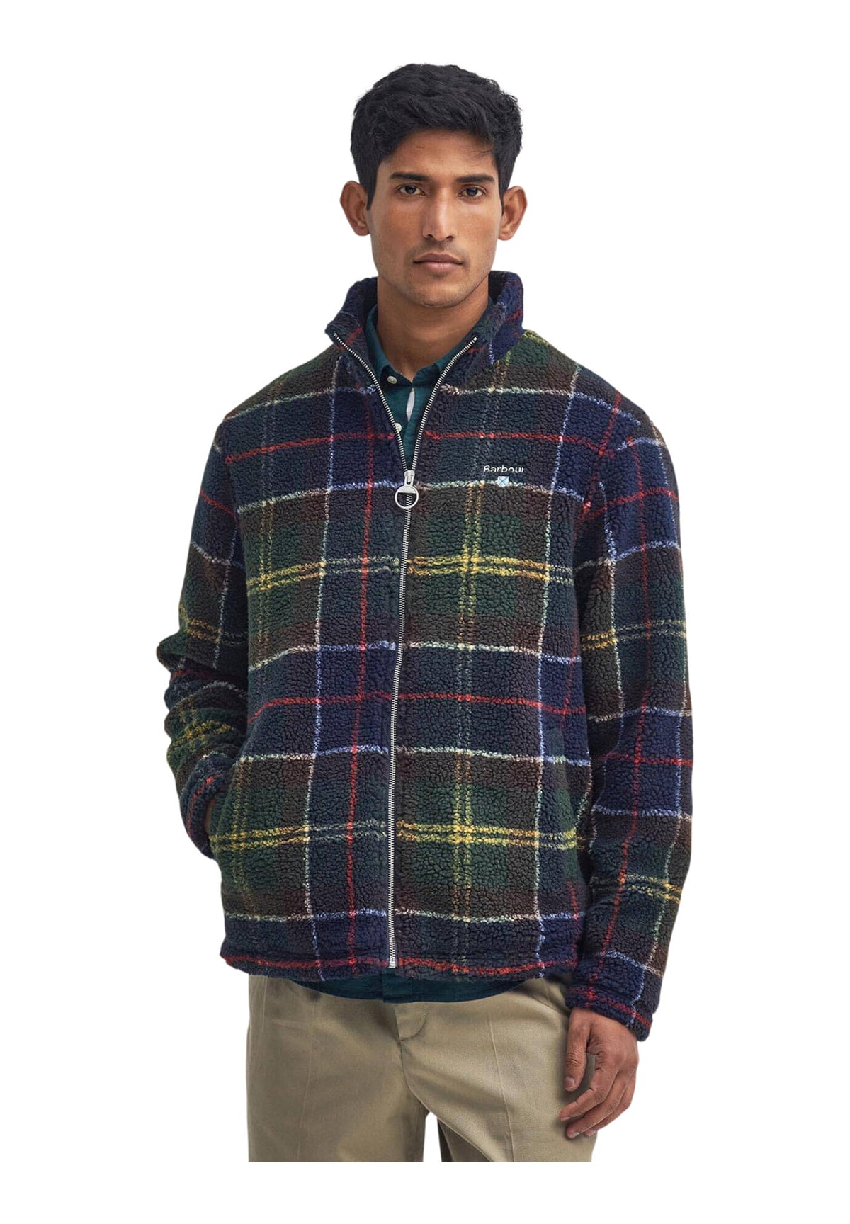 Pile Tartan Fleece Zip Through MFL0187 Classic tartan