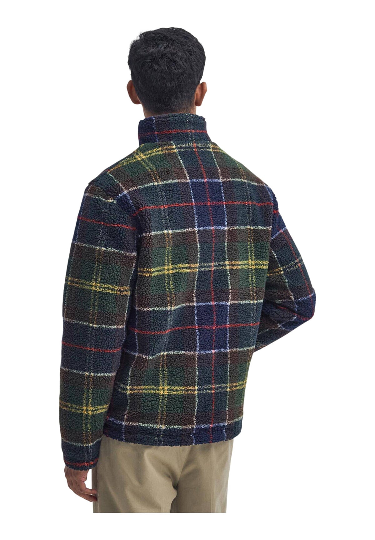 Pile Tartan Fleece Zip Through MFL0187 Classic tartan