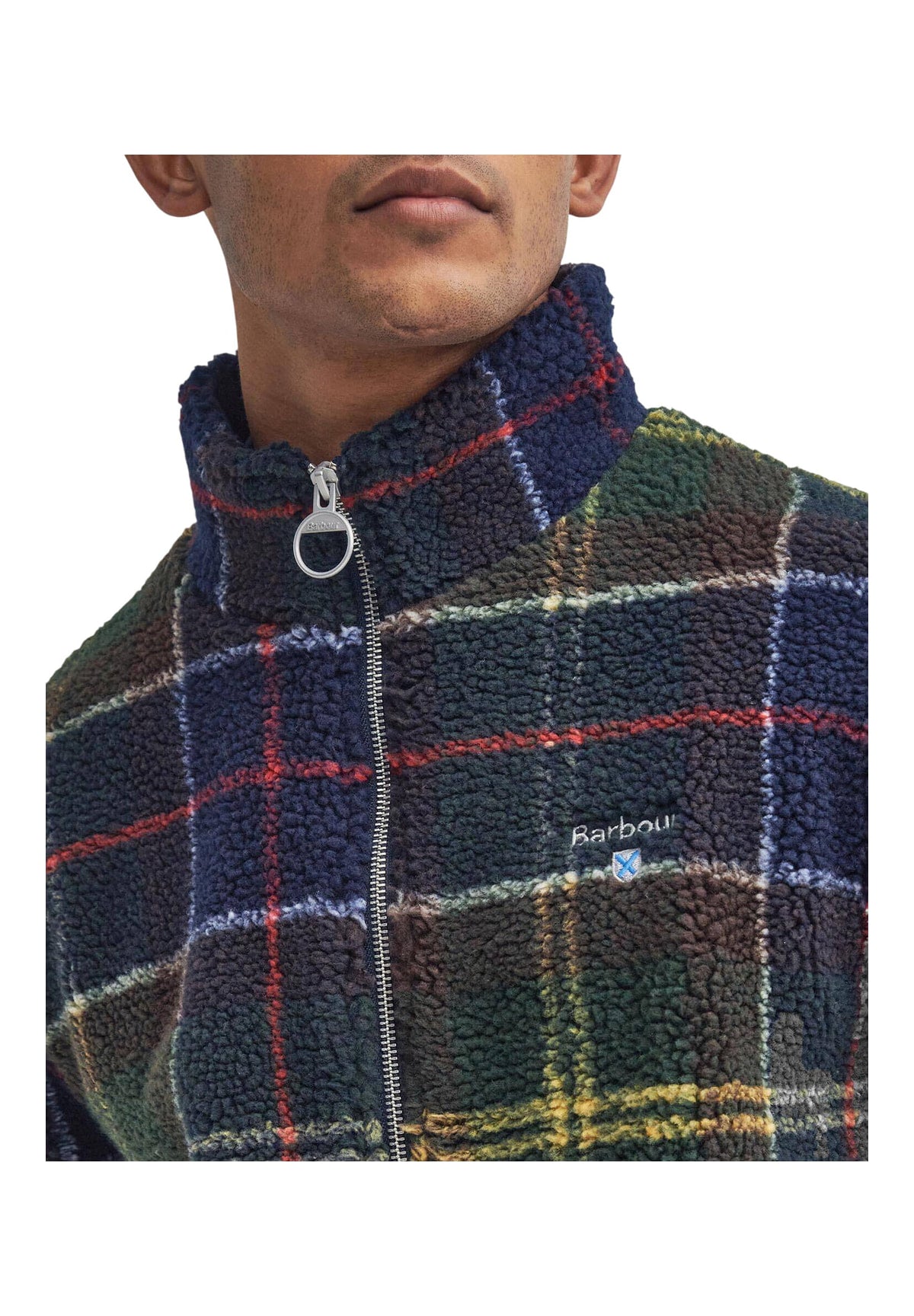 Pile Tartan Fleece Zip Through MFL0187 Classic tartan