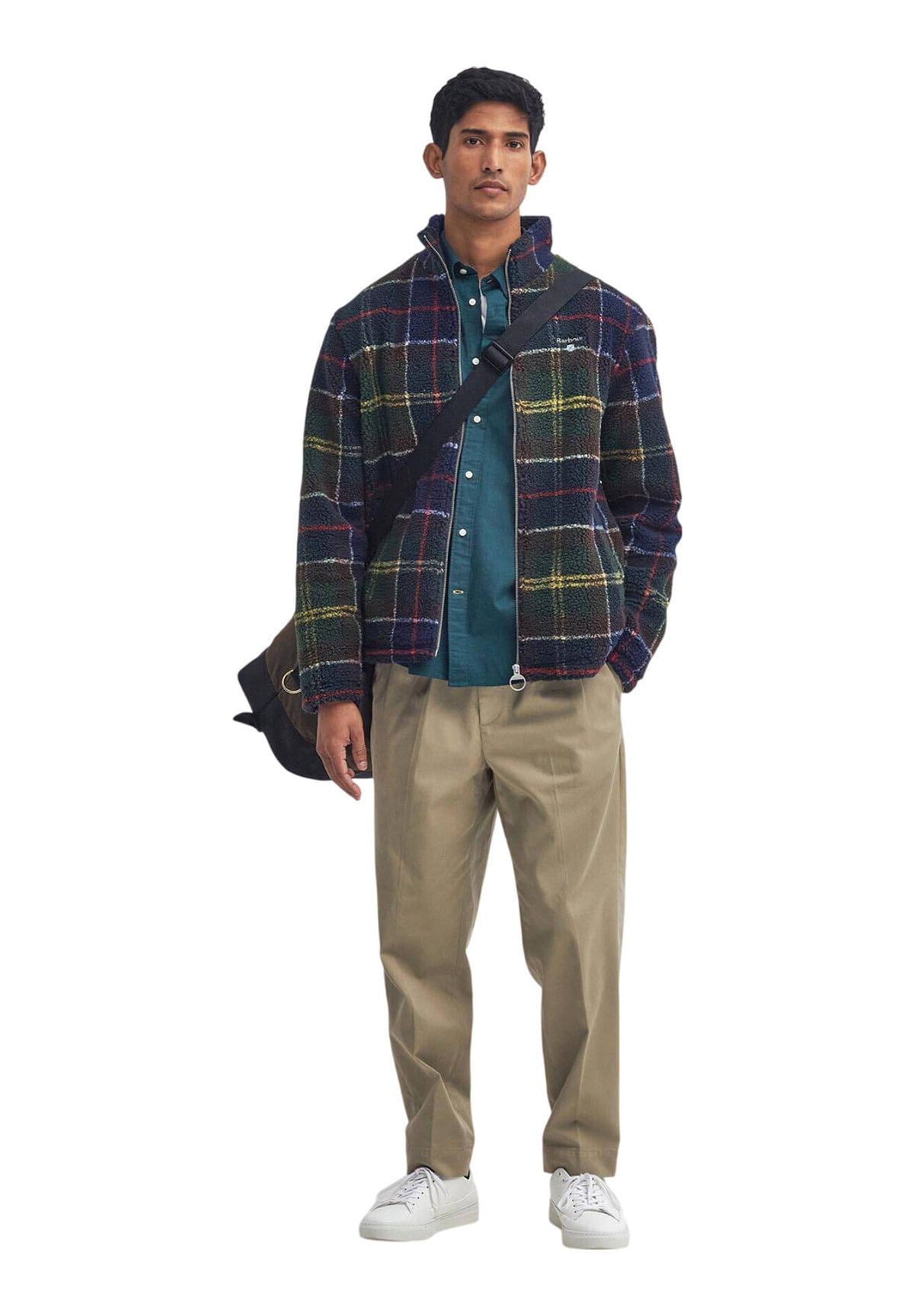 Pile Tartan Fleece Zip Through MFL0187 Classic tartan