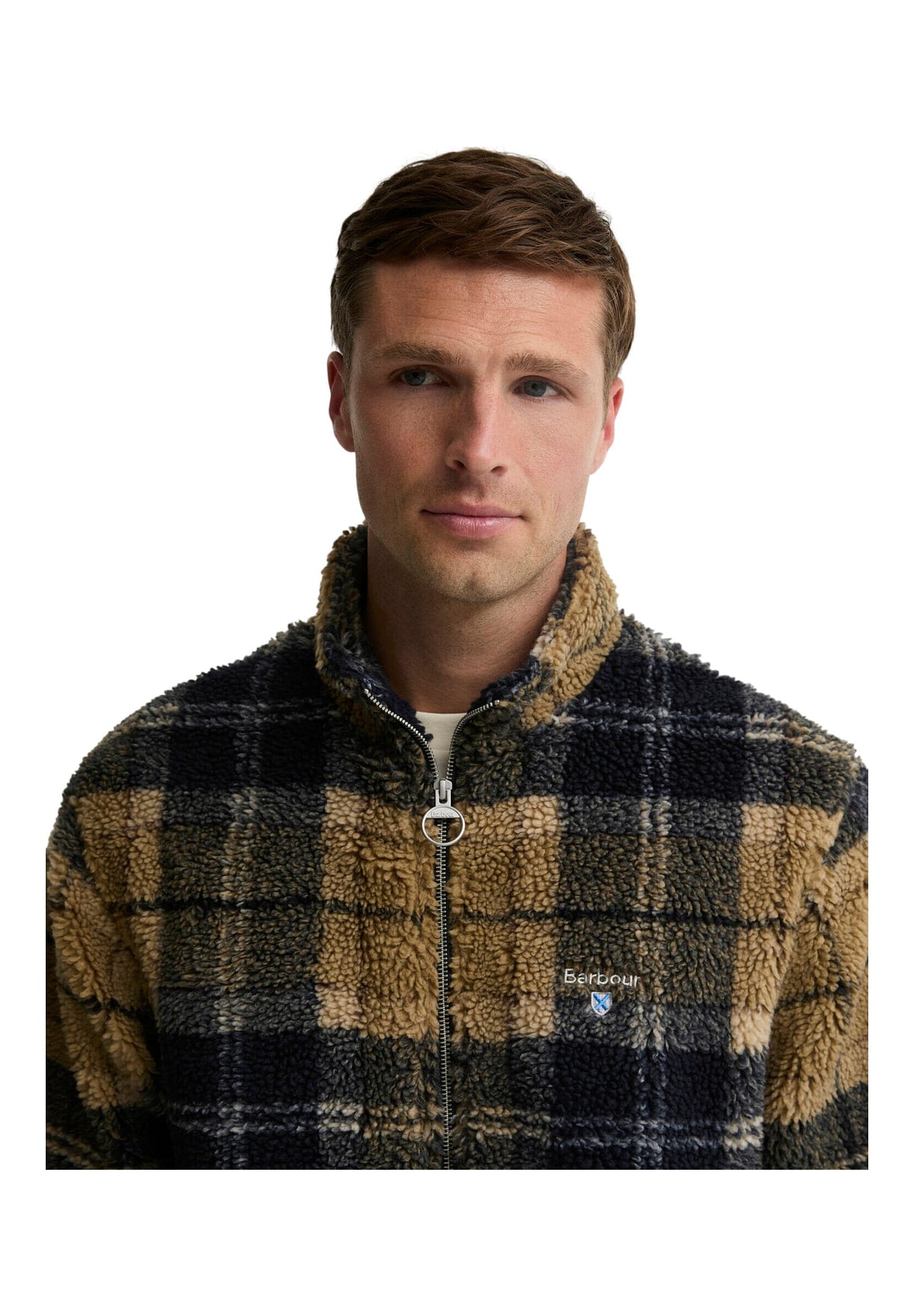 Pile Tartan Fleece Zip Through MFL0187 Birchwood Dress Tartan