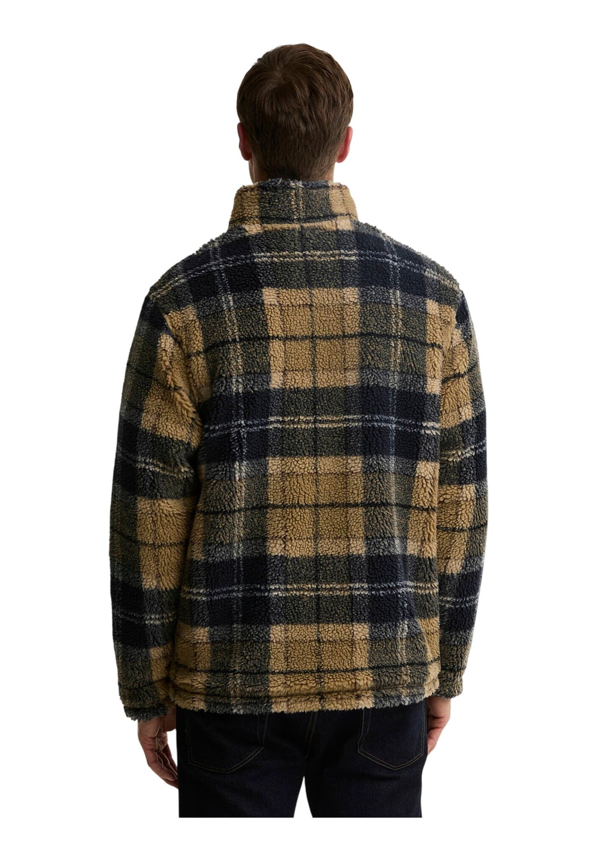 Pile Tartan Fleece Zip Through MFL0187 Birchwood Dress Tartan