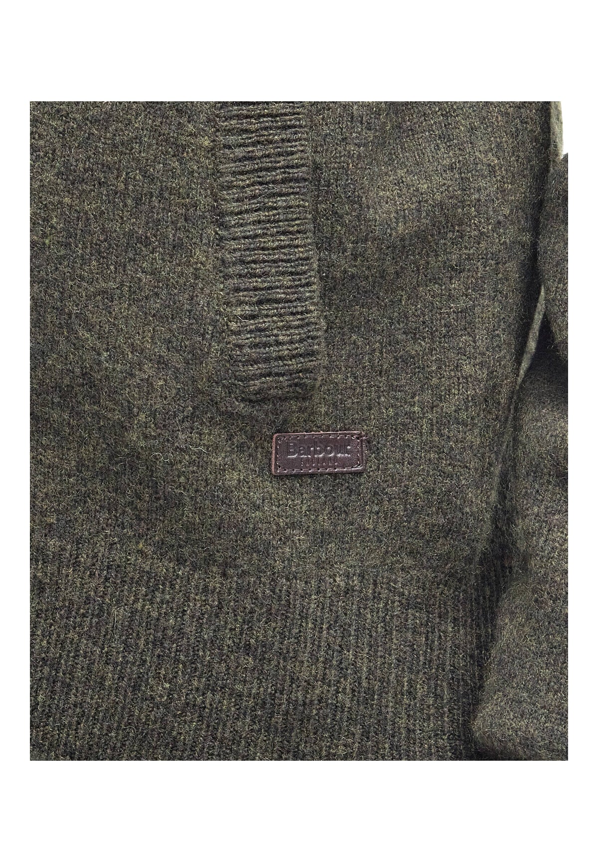 Maglione Collo Alto Essential Patch Zip Through MKN0731 Seaweed