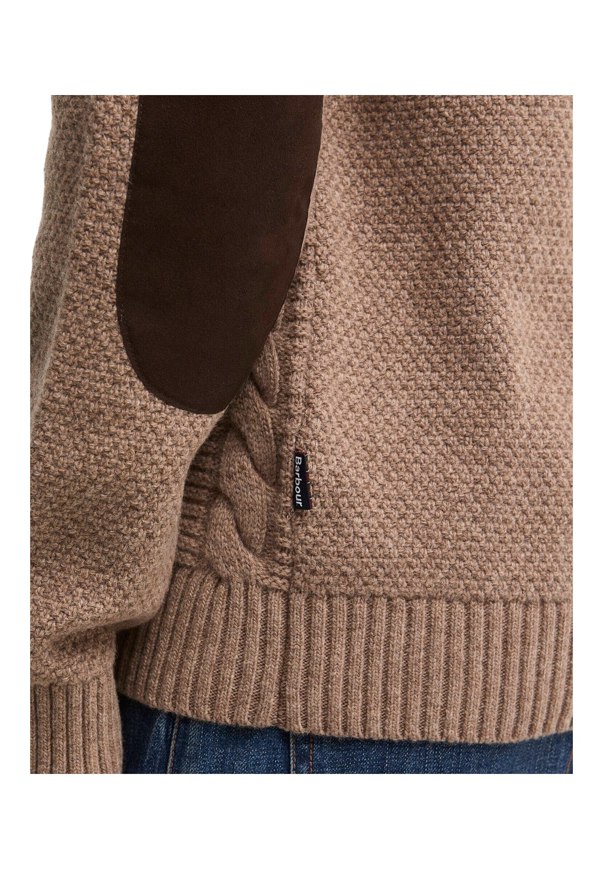 Maglione Collo Alto Staplecross Rollneck Sweater MKN1760 Stone