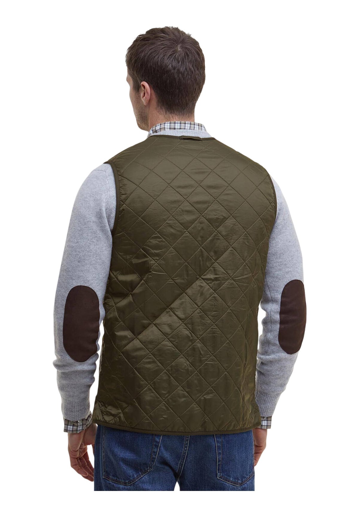 Smanicato Gilet Polarquilt Waistcoat Zip Liner MLI0002 Olive