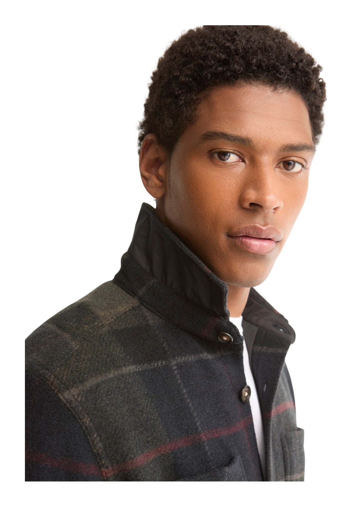 Camicia Overshirt Woodlane Tail Brush Cck Ovsrt MOS0511 Shadow Classic Tartan
