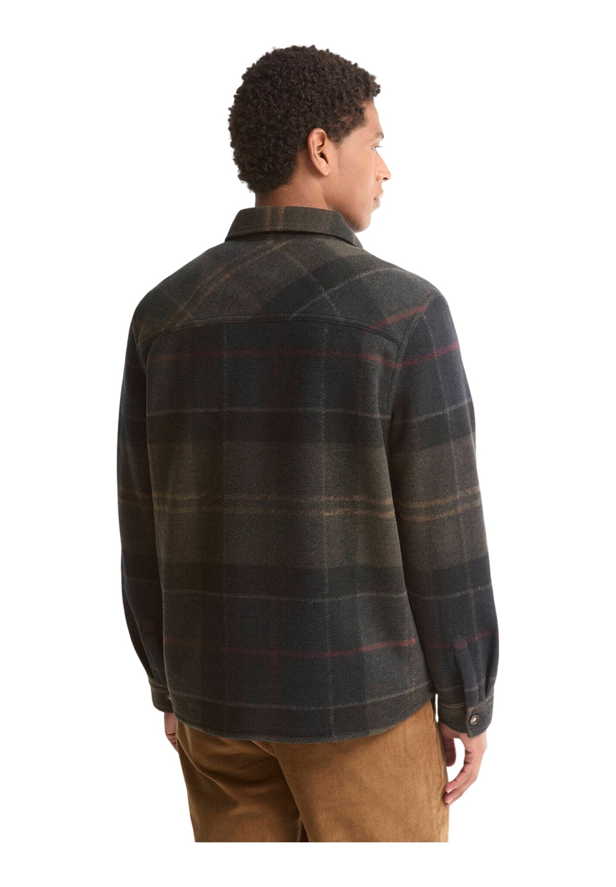 Camicia Overshirt Woodlane Tail Brush Cck Ovsrt MOS0511 Shadow Classic Tartan