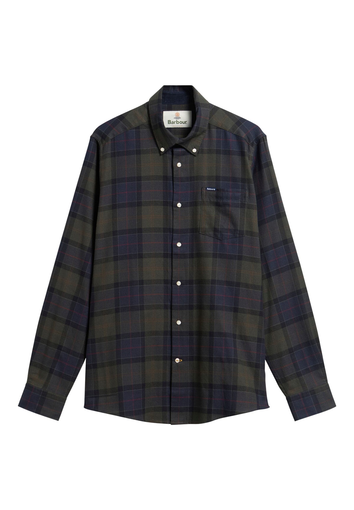 Camicia a Maniche Lunghe Fortrose Tailored Shirt MSH4991 Shadow Classic Tartan