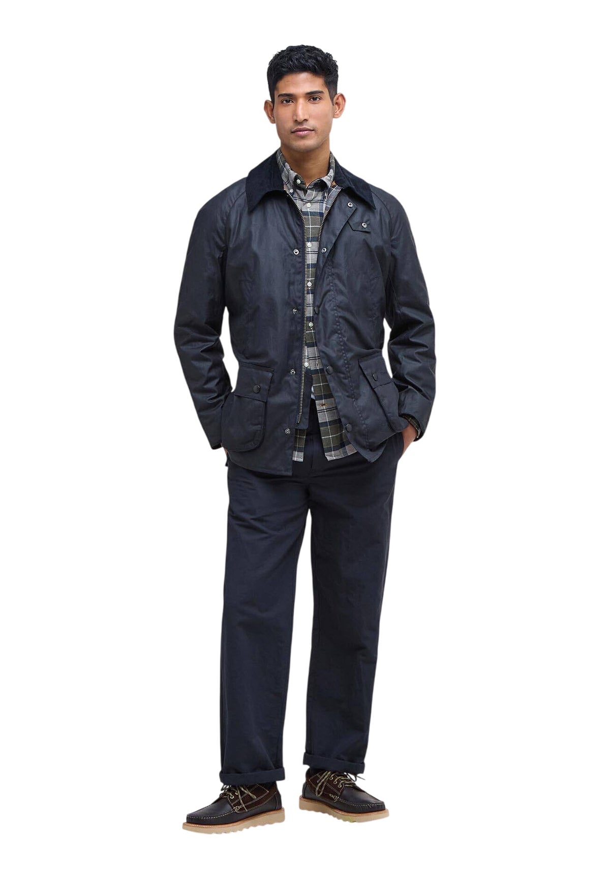 Giubbotto Ashby Wax Jacket MWX0339 Navy