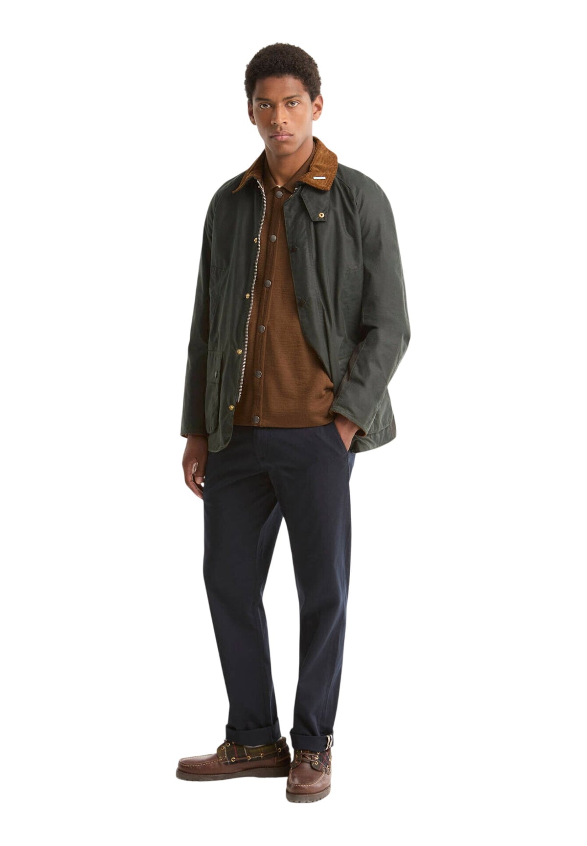 Giubbotto Icons Ashby Wax Jacket MWX2588 Sage