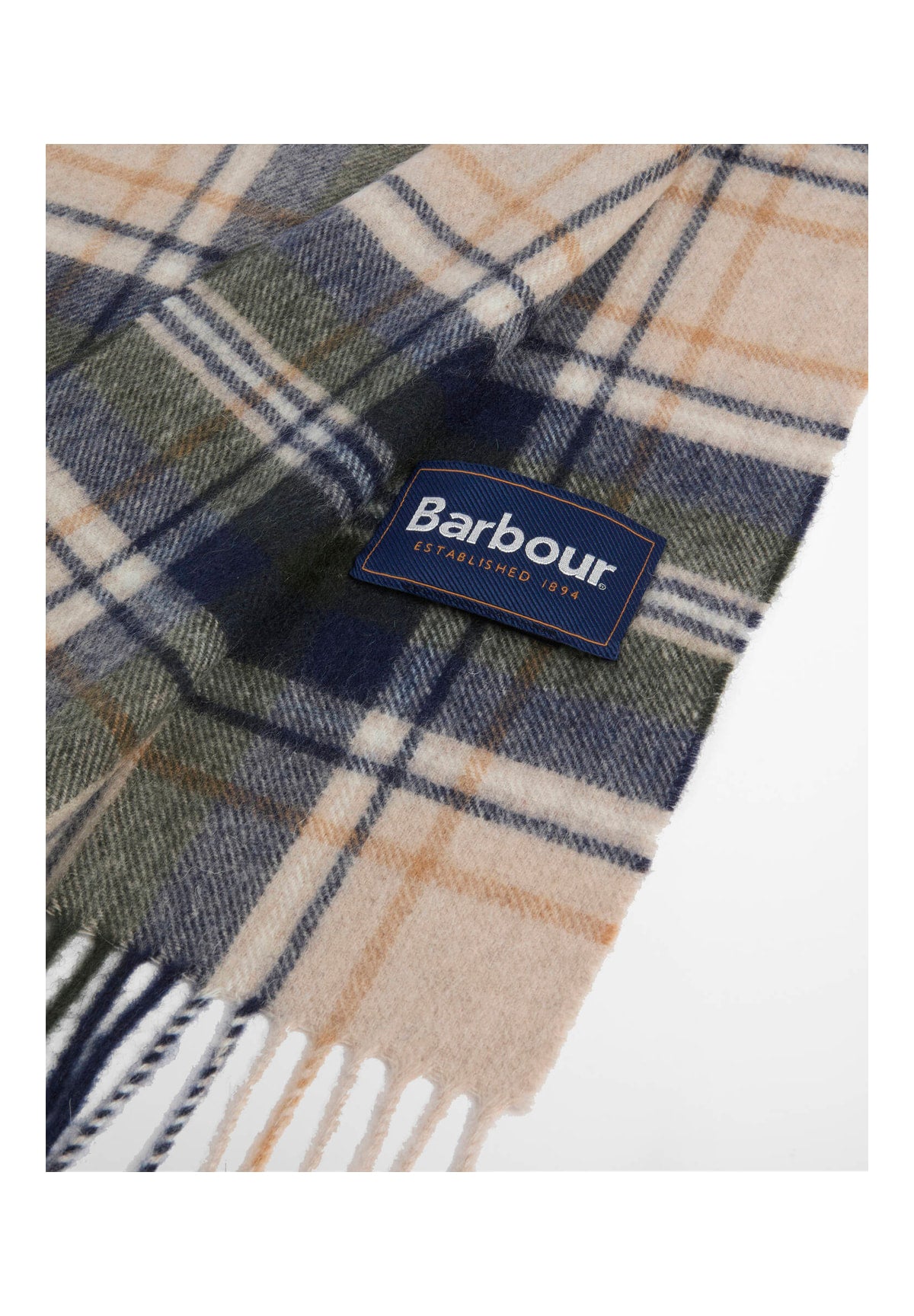 Sciarpa New Check Tartan Scarf USC0137 Sand Beige Plaid