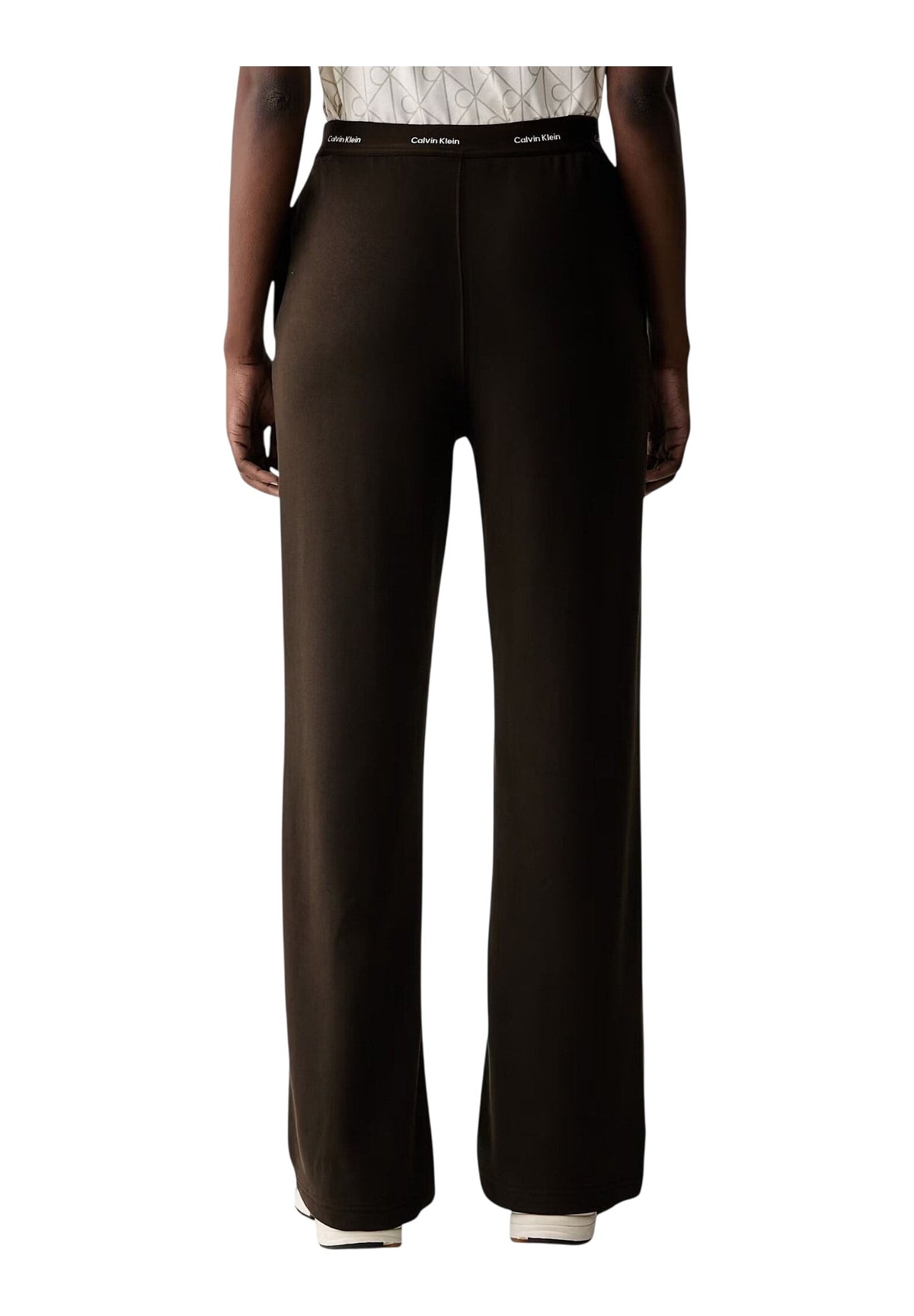 Pantaloni Tuta Terry Logo Waistband LV047G253G Dark Coffee