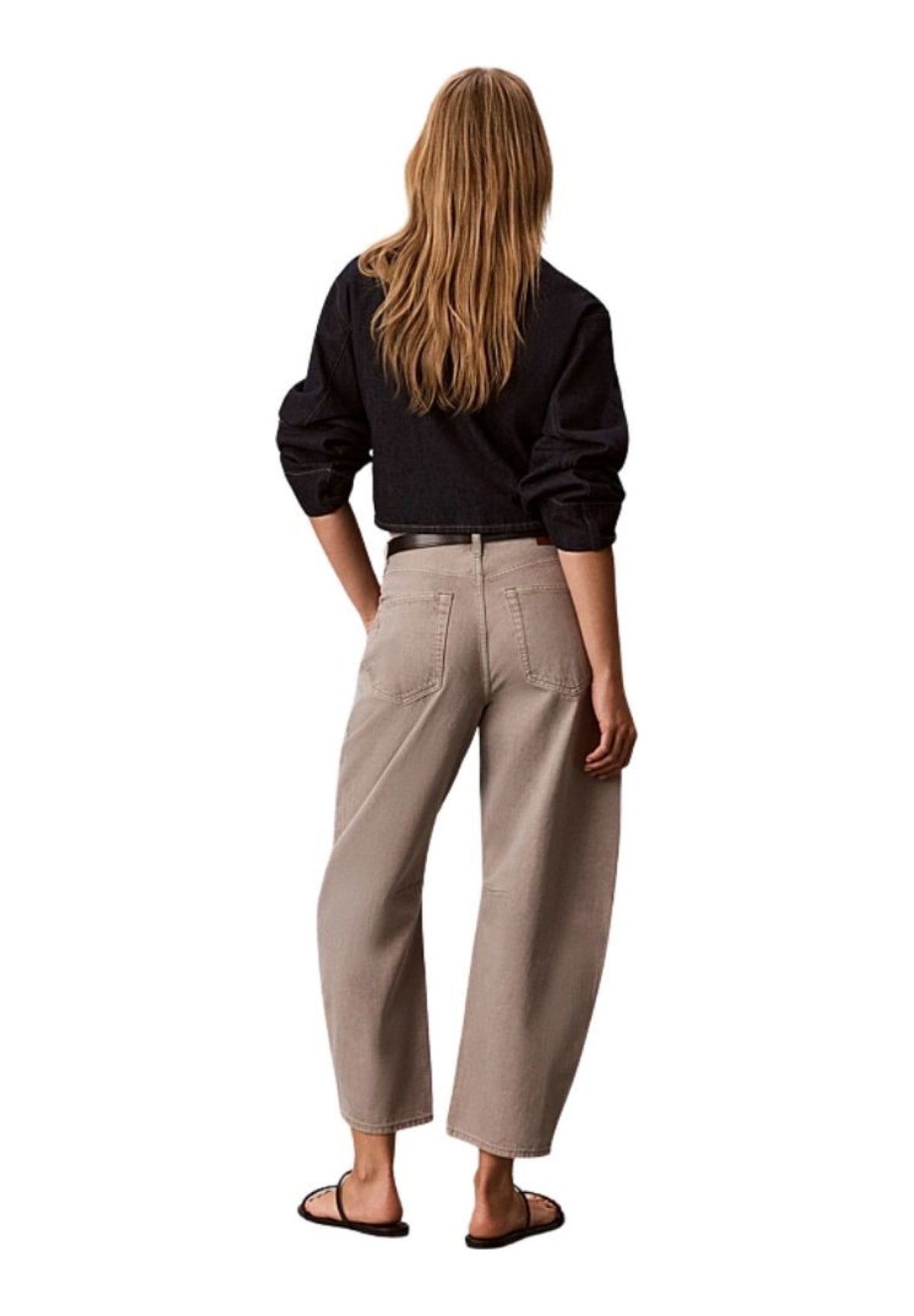 Jeans Cropped Barrel Jean LV047G900G Grey Sage