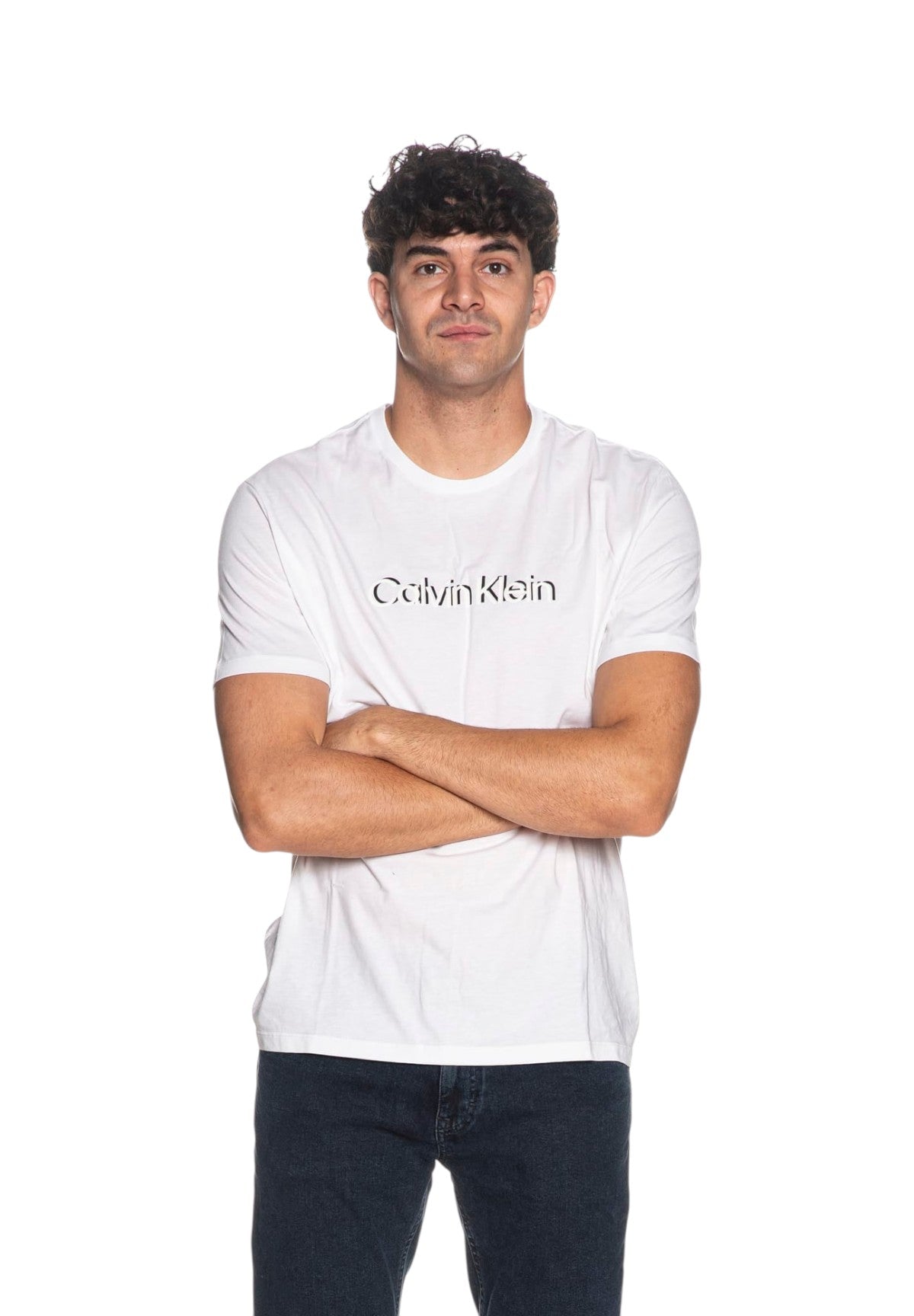 T-shirt a Maniche Corte Ss 30S Eu Spw Puff S LV04LG809G Bright White