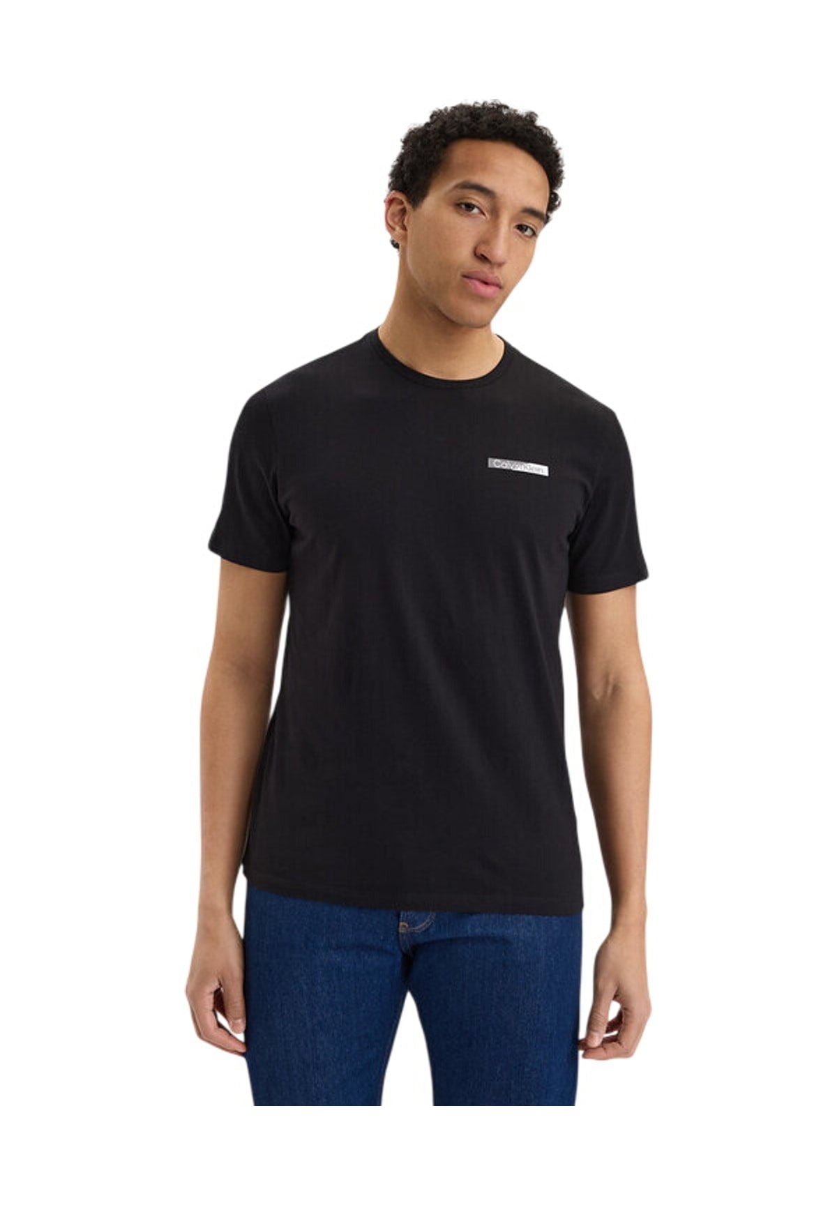 T-shirt a Maniche Corte Ss 30S Eu Spw Split LV04LG810G Black
