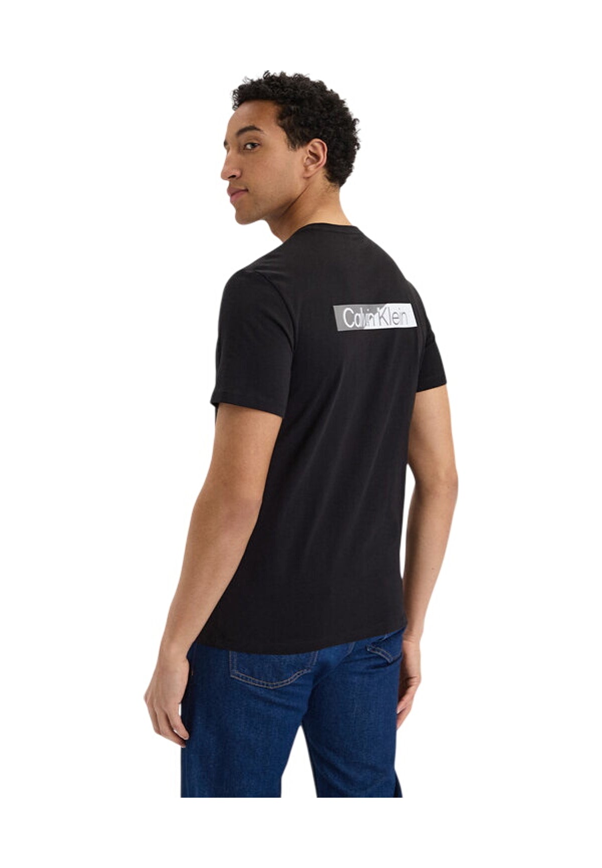 T-shirt a Maniche Corte Ss 30S Eu Spw Split LV04LG810G Black