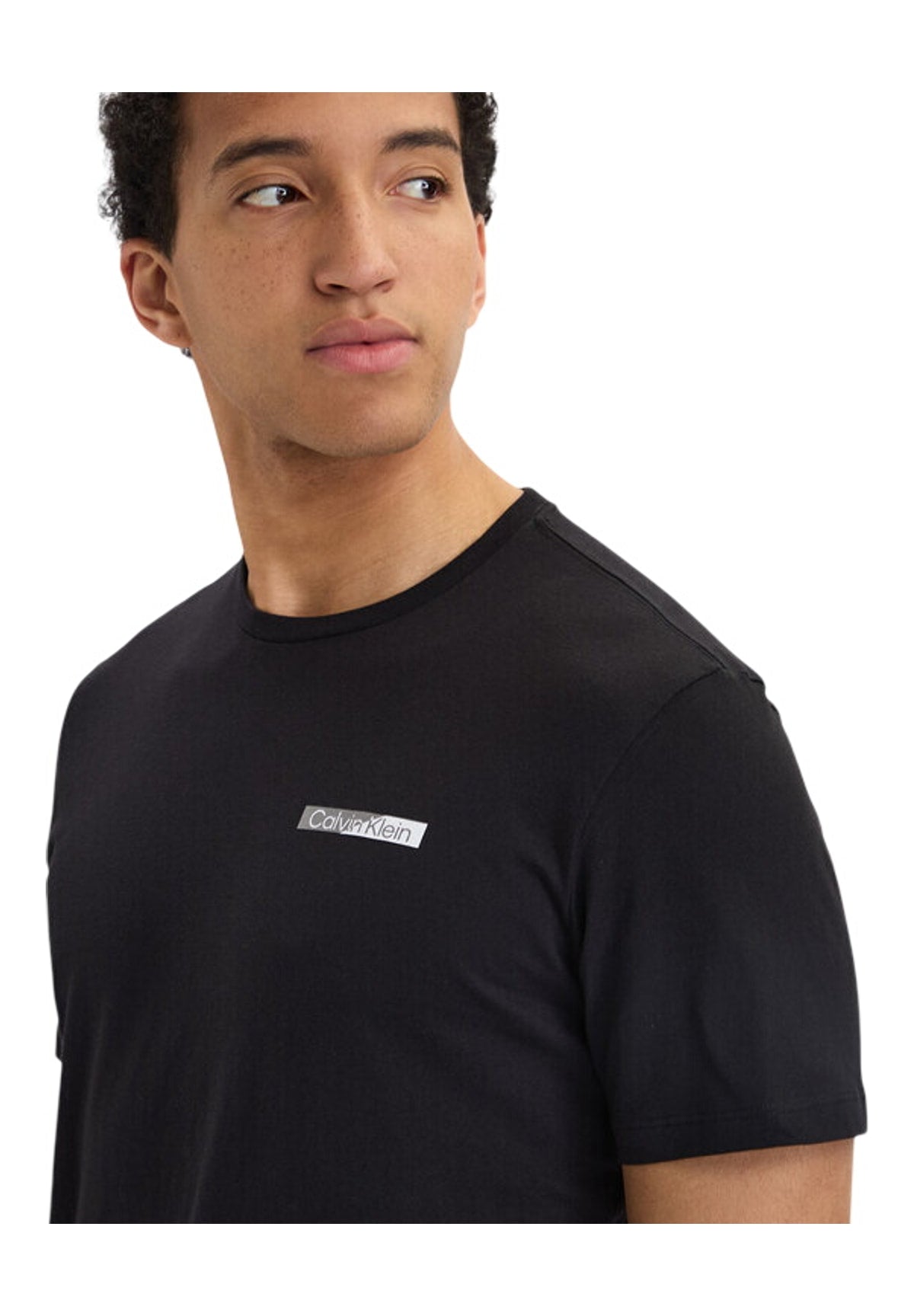 T-shirt a Maniche Corte Ss 30S Eu Spw Split LV04LG810G Black