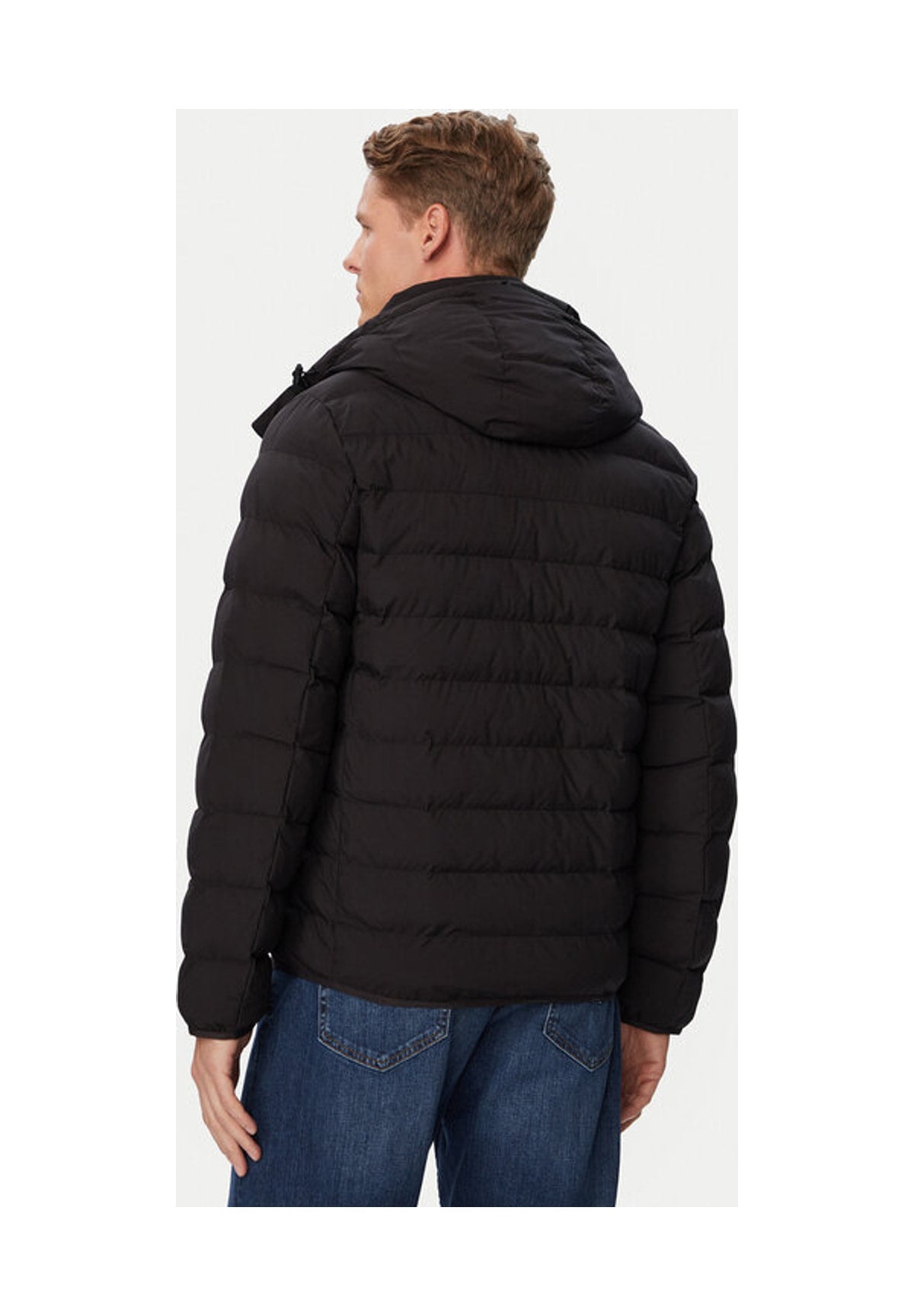 Piumino Pesante Ls Ltwt Nylon Hooded LV04LH501G Black