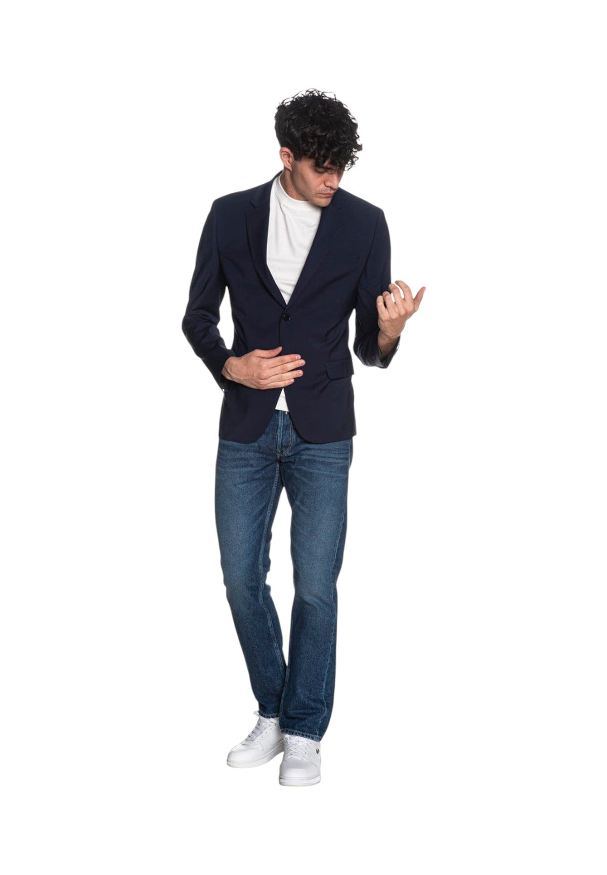 Giacca Ls Trop Wool Slim Bl LV14LD903G Ink