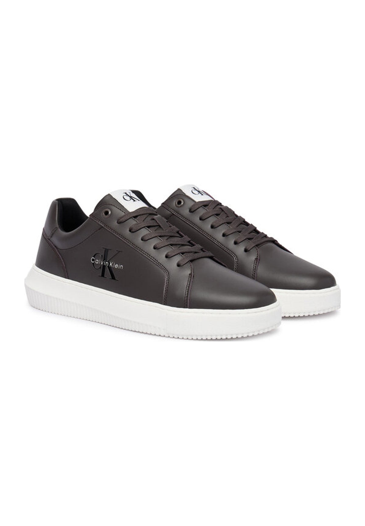 Sneakers Chunky Cupsole Mono YM0YM01317 Turkish Coffee, Bright White