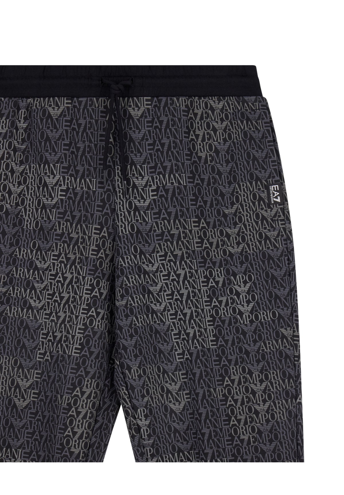 Pantaloni 7M002207 Fancy Black Ea7 Mono