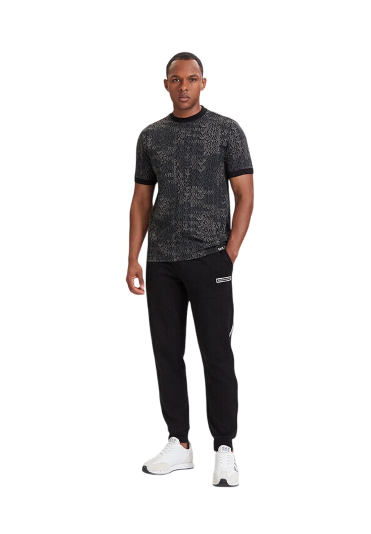 T-shirt a Maniche Corte 7M002819 Fancy Black Ea7 Mono