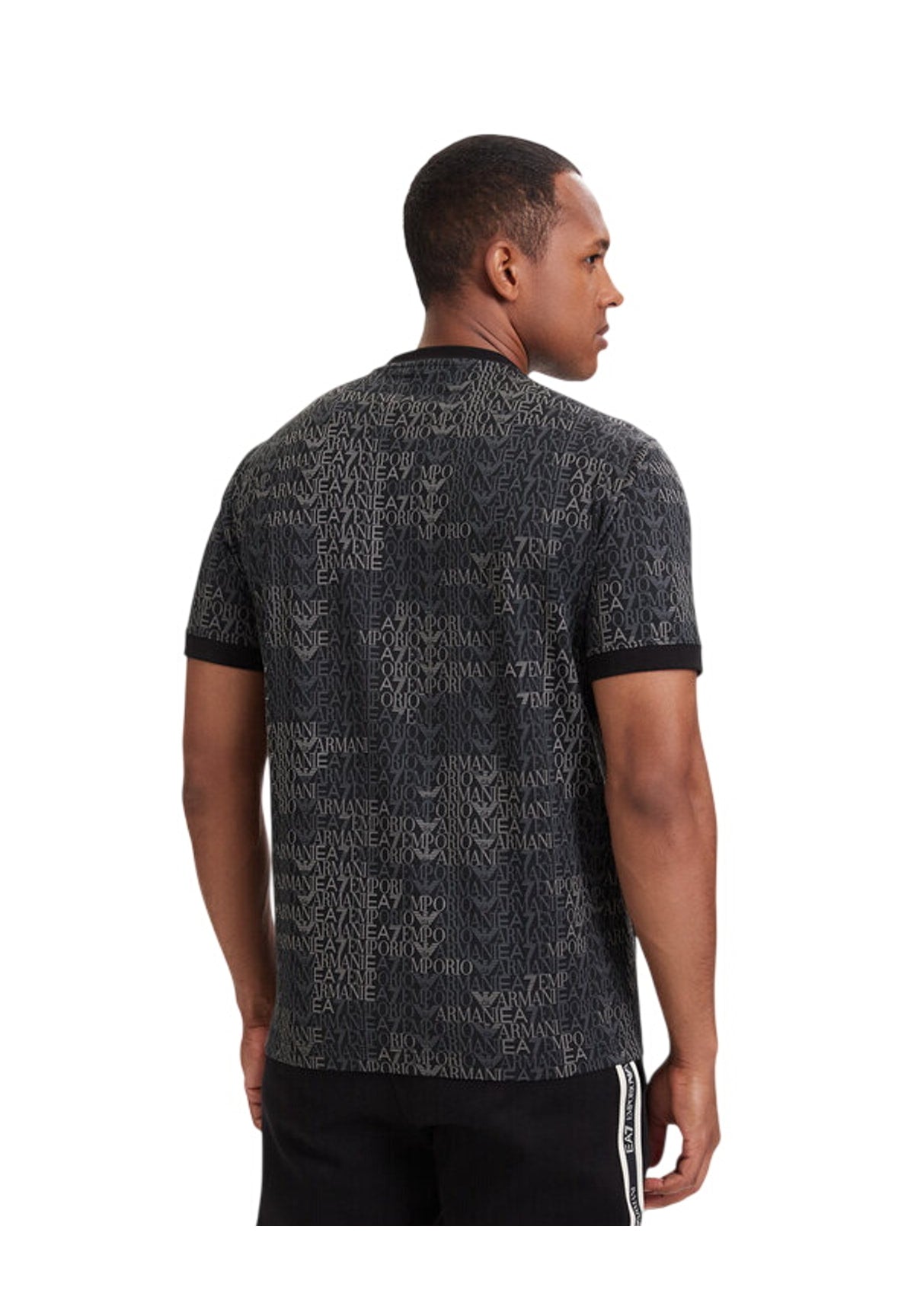 T-shirt a Maniche Corte 7M002819 Fancy Black Ea7 Mono