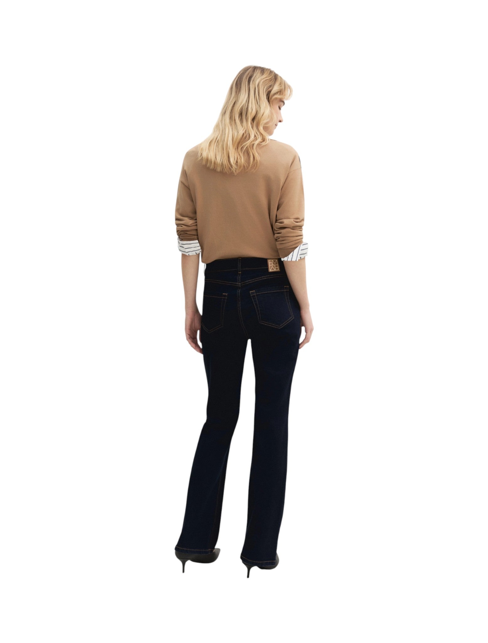 Jeans 2625186071200 EMMBOOTCUT Blu notte