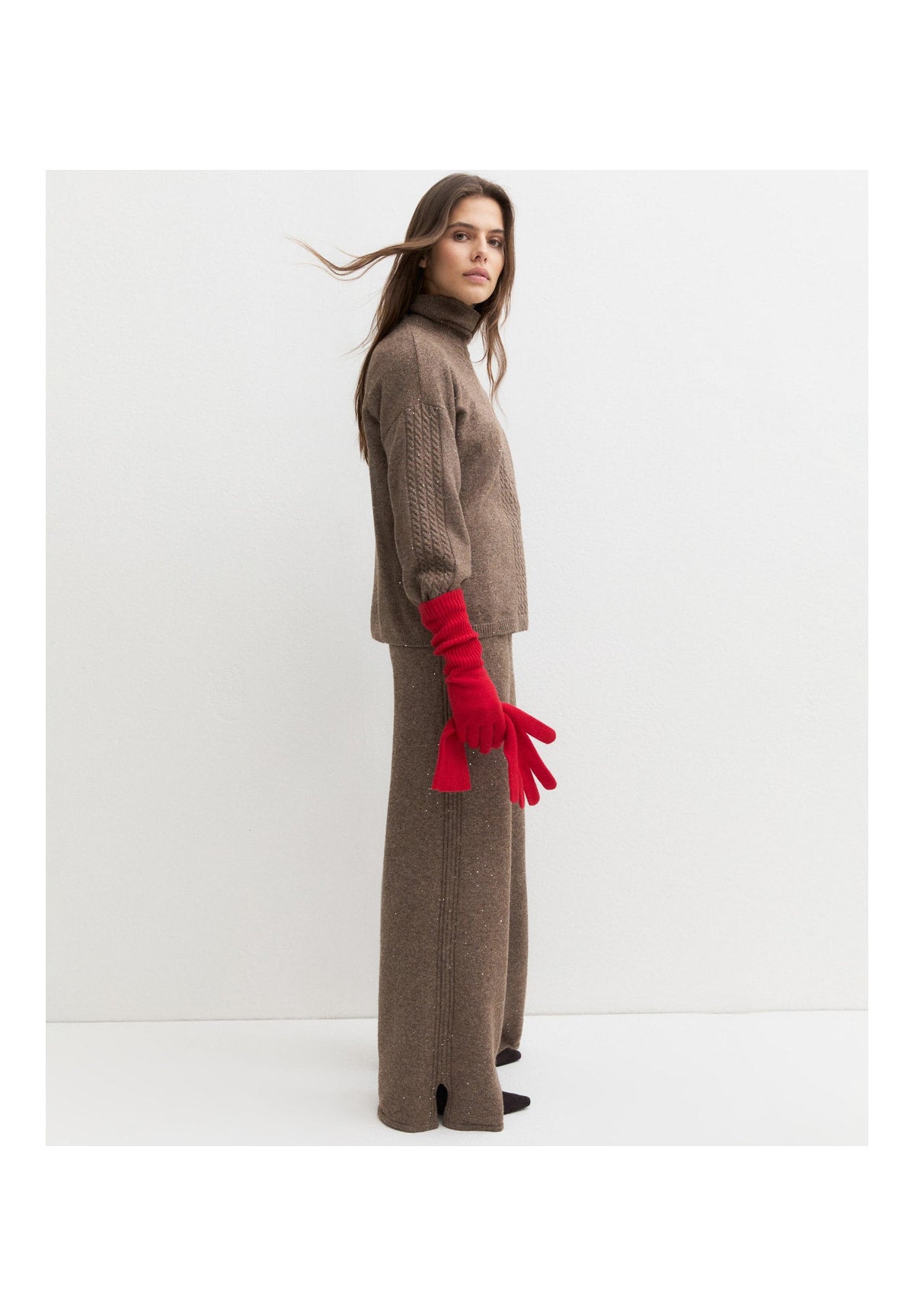 Pantaloni 2625336022200 EMMCACAO Tortora