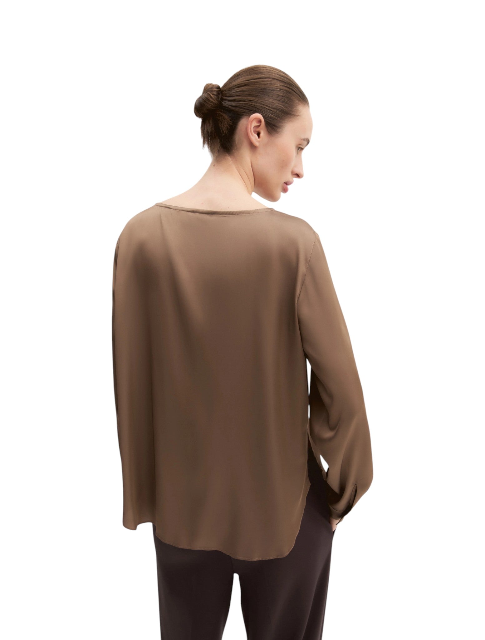 Camicia a Maniche Lunghe 2625116091200 EMMCURSORE Tortora