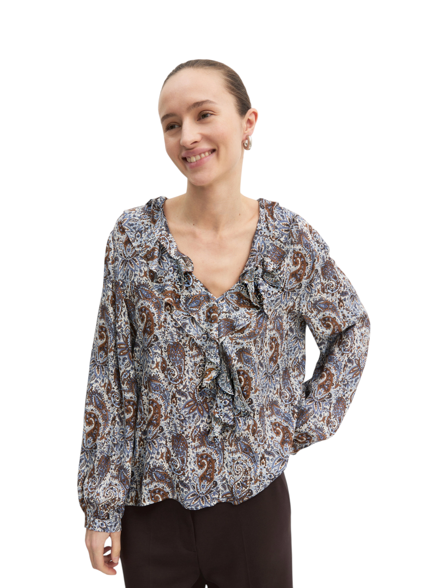 Camicia a Maniche Lunghe 2625116211200 EMMDONARE Bianco Lana