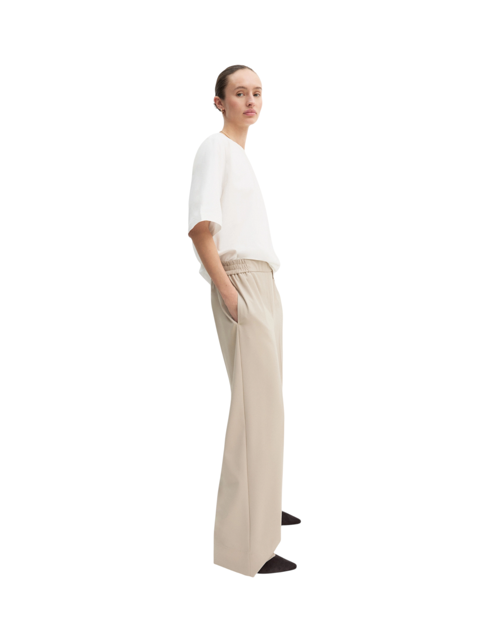 Pantaloni 2625136111200 EMMFIESTA Ecru