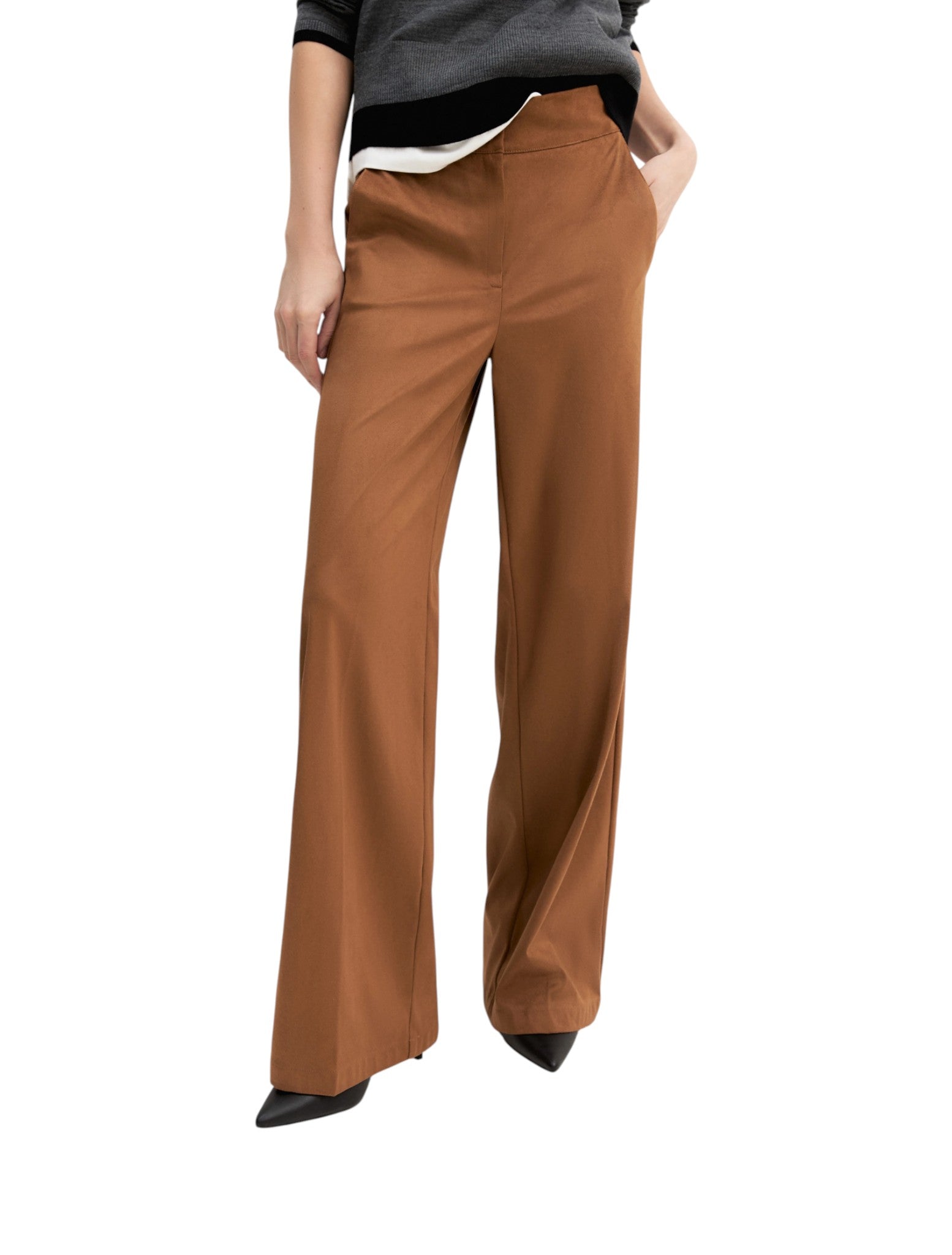 Pantaloni 2625786071200 EMMPALATO Cognac